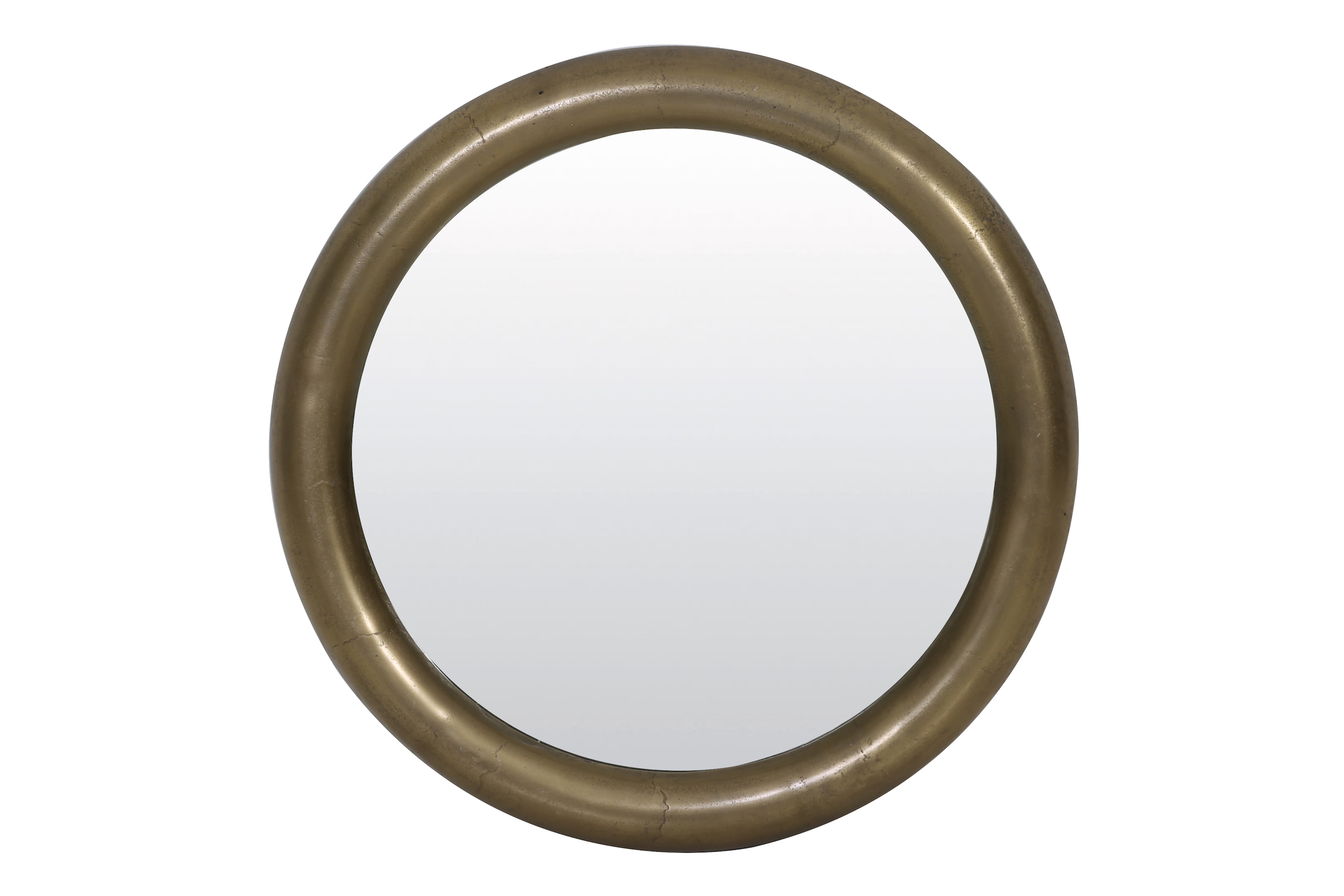 Maßgefertigter Spiegel mit Rahmen in Bronze, grau, antikes