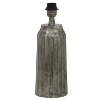 Tischlampe Lampenfuß schwarz silber bronze antik Timi 38 cm von Light and Living Vintage Retro Stil Vasenform