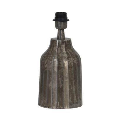 Tischlampe Lampenfuß schwarz silber bronze antik Tomi klein 25 cm von Light and Living Vintage Retro Stil Vasenform