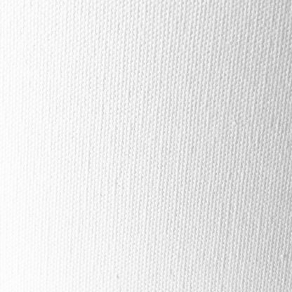 Lampenschirm oval weiß creme Leinen Stoff Baumwolle oval 15x16x16 cm edel von Light and Living