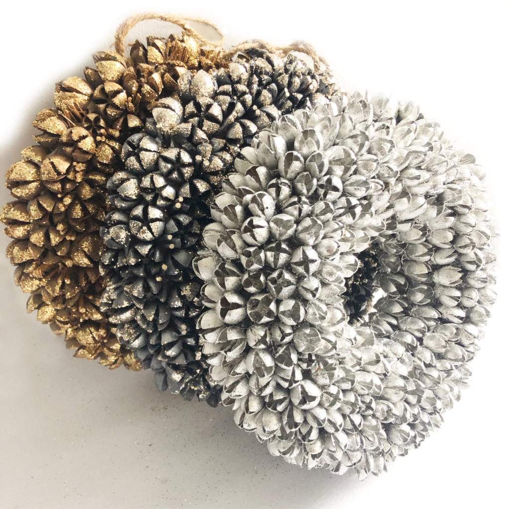 Kranz SILBER gold blau DELUXE FINISH Wandkranz Türkranz Weihnachtskranz Bakuli Frucht Naturkranz silber Weihnachtsdekoration Tischdekoration Kranz Naturkranz silber gold blau