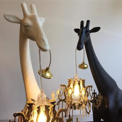 Bodenleuchte Giraffe in love Leuchte in Form von einer Lampe weiß
