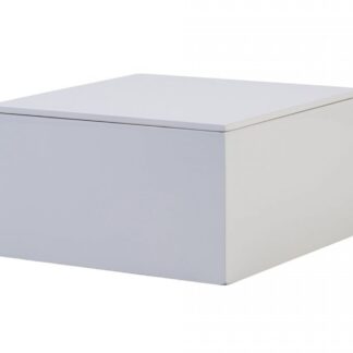 Spa Box mit Deckel weiß Box aus Lack für Badezimmer oder Schmuck Bad-Utensilien Schmuckbox quadratisch Bad Flur Schlafzimmer Lackbox