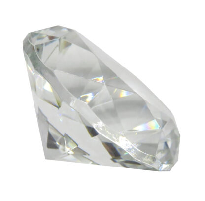 Kristall Diamant Deko Diamant transparent Klar Diamant-facetten groß schwer Luxus funkelnder Diamant