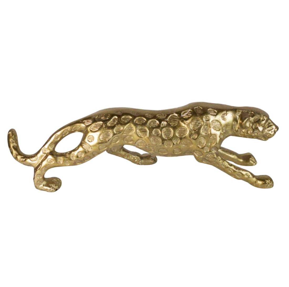 Dekofigur Leopard gold bronze 41 cm – Flourou Luxury Interior Design & Art