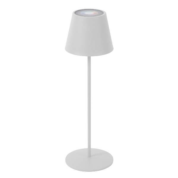 LED Tischleuchte weiß mit Farbwechsel & 38 cm – Art Touchsensor Luxury Flourou Interior dimmbar Design Akku