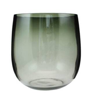 12 x Windlichter H 9 cm bauchig Teelichthalter Windlichthalter Vasen Dekoglas 