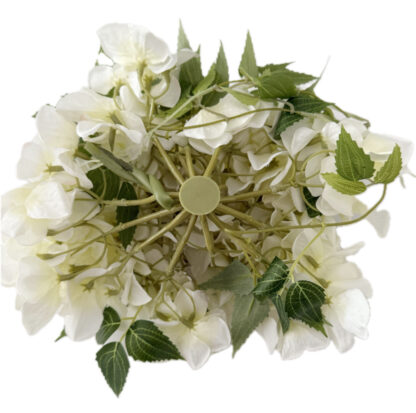 Dekoblume Kunstblume Hortensie Hortensienkopf weiß edel Blumendekoration Deko Frühling Blumenpracht Hortensienliebhaber