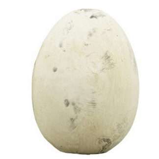 Deko-Ei Osterei creme weiß antik 20 cm Valo Steinei edel Ostern Osterdekoration