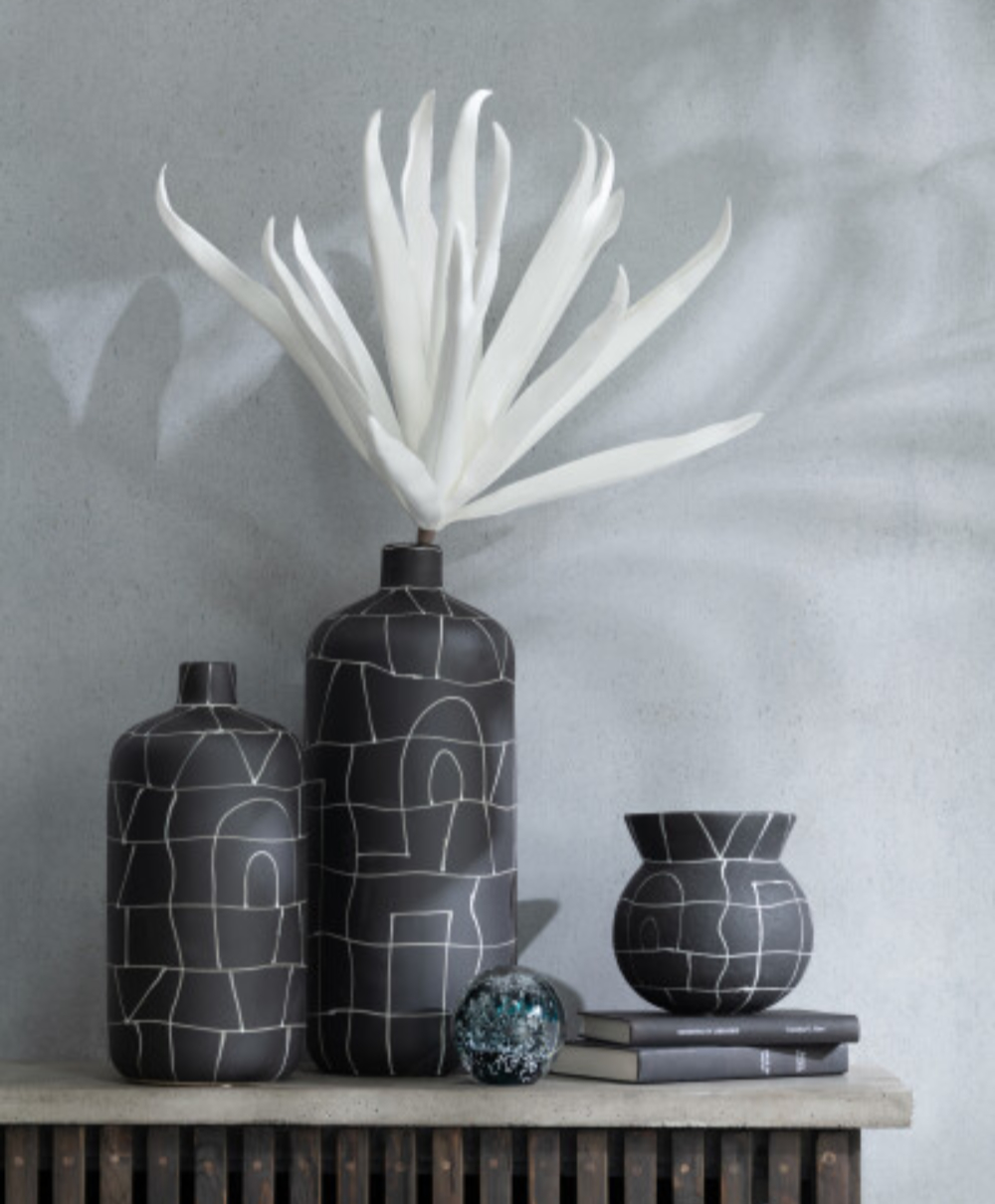 Deko-Kunstblume weiß Art Design 90 Blättern Interior – mit Luxury Flourou cm langen 