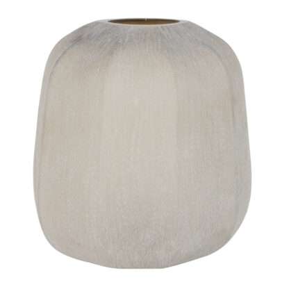 Vase Blumenvase Glas beige taupe Pacengo Light and Living moderne Vase moderne Form abstrakt