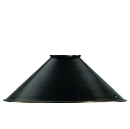 Lampenschirn schwarz bronze Metall Licht Tischampe Tischleuchte Dekoration