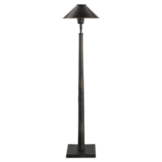 Lampenschirn schwarz bronze Metall Licht Tischampe Tischleuchte Dekoration