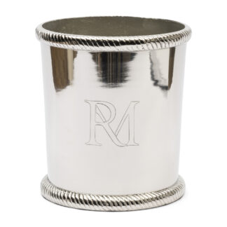 Weinkühler Champagnerkühler silber Metall von Riviera Maison edel Sektkühler mit Monogramm Riviera Maison