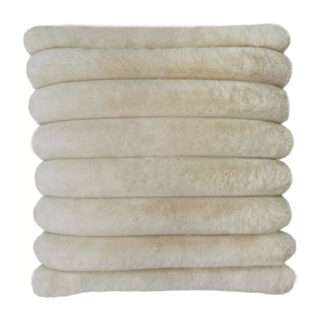 Kissen Fell Welloptik beige creme Webpelz 50 cm