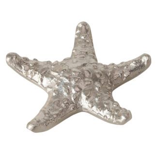 Deko-Seestern silber Metall 14 cm Boltze Dekoartikel Martim Meerestiere Sommerdekoartion