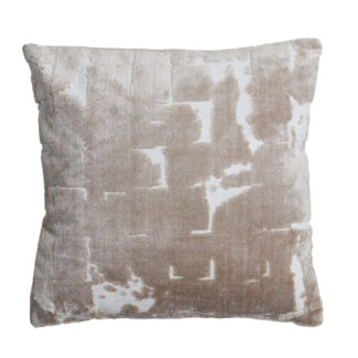 KISSEN SAMT BEIGE CREME TAUPE VELVET 45 CM VON LIGHT & LIVING EXTRA WEICH LUXUSKISSEN