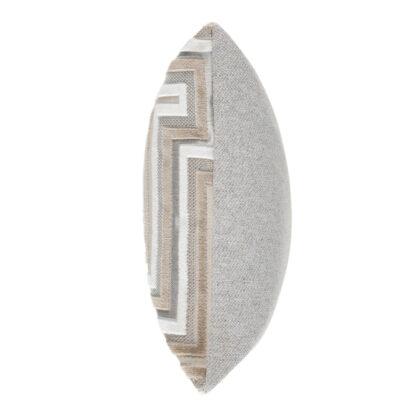 Kissen beige creme taupe modernes Design modernes Muster edel Luxus Kissen Austen 43 cm von scatter box