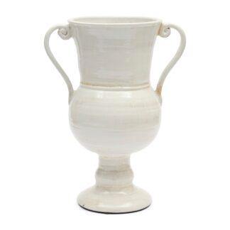 Vase beige weiß Keramik Chalice von Riviera Maison edel aus Keramik sehr schwer edel DEkovase Blumenvase Amphorenvase