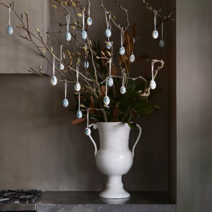 Vase beige weiß Keramik Chalice von Riviera Maison edel aus Keramik sehr schwer edel DEkovase Blumenvase Amphorenvase 50 cm Hoch