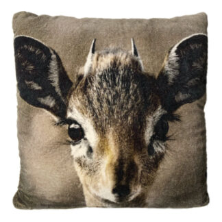 Deko-Kissen Rehkitz Reh 45 cm Samt weich mars and more