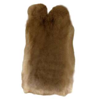 Hasenfell Naturfell Luxus Echt Fell Kaninchenfell hell braun camel XL extra weich Luxus Fell