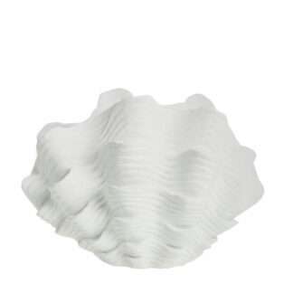 Deko-Vase Muschel weiß Shella von Lene Bjerre 29x21,5x21 cm Sommerdekoration Muscheln Meerestiere Strand Meer Sommer Must haves