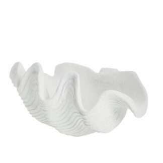 Deko-Schale Muschel weiß groß von Lene bjerre Muschelschale weiß Deko Schale Muschel Sommerdekoration Landhaus Strand Meer Meerestiere Syltstil