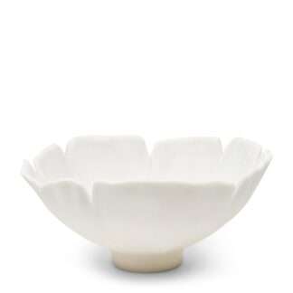Schale weiß Eloura Decoration Bowl L von Riviera Maison edle Schale Dekoschale Obstschale