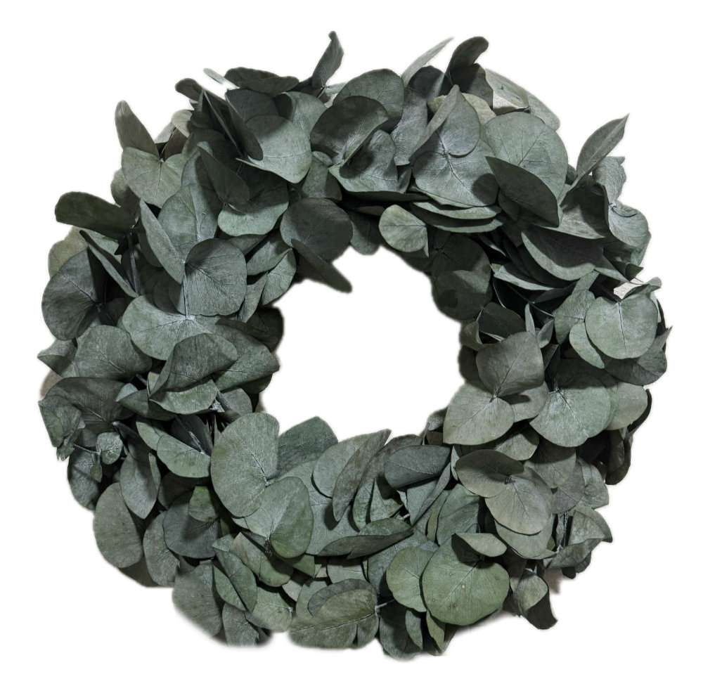 Naturkranz Eukalyptus grün 35 cm – Flourou Luxury Interior Design & Art