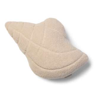Riviera Maison Kissen Muschel Ocean Shell box Kissen Muschelform beige aus Boucle Stoff edel Sommerkissen Sommerdekoration Sommer Muschel