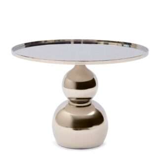 Beistelltisch silber Élysée Riviere Maison 60cm Élysée End table coffee tabe Coutchtisch rund