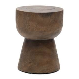 Hocker Beistelltisch braun Cala Llonga End Table Riviera Maison