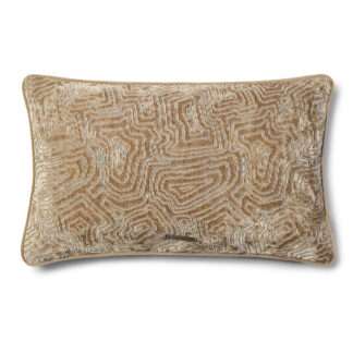 Kissen beige braun Lineare von Riviera Maison dekoratives Muster edles Kissen 50x30 cm