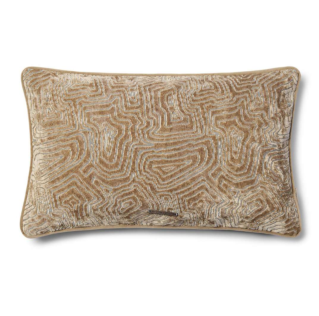 Kissen beige braun Lineare von Riviera Maison dekoratives Muster edles Kissen 50x30 cm