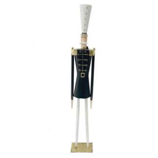 Soldat Nußknacker schwarz weiß ArtFerro 90 cm exner