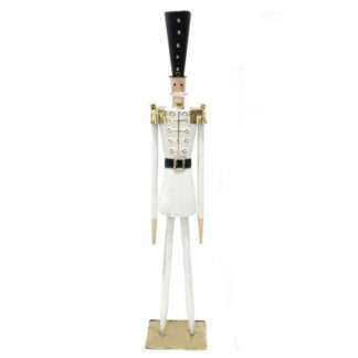 Soldat Nußknacker schwarz weiß ArtFerro 90 cm exner
